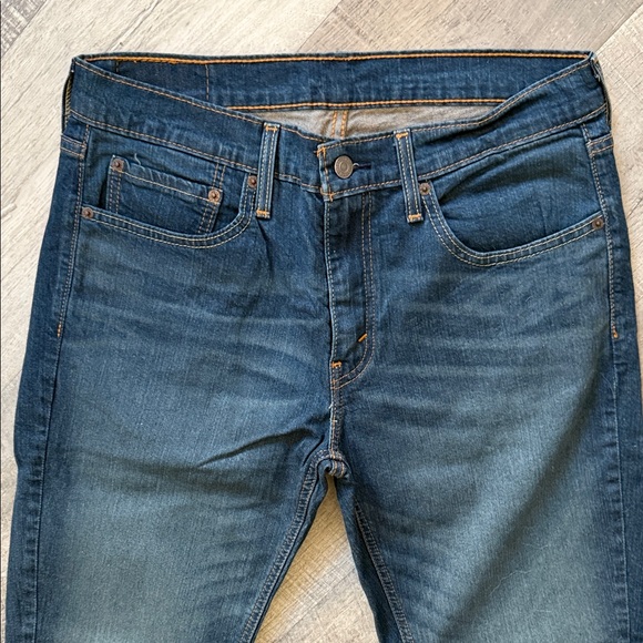 Levi's Men's Classic Indigo Straight Jeans - Picture 3 of 6